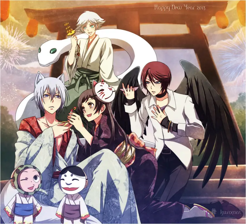 Gambar adegan anime Kamisama Kiss yang menarik