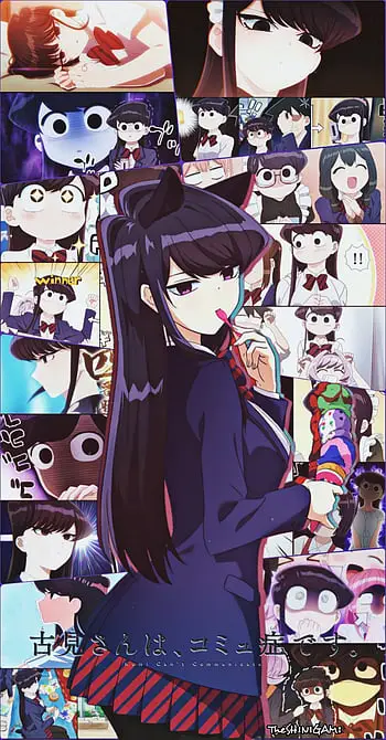 Gambar adegan menarik dari anime Komi-san wa, Komyushou desu!