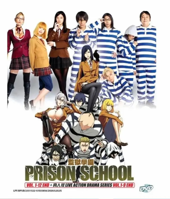 Adegan anime Prison School yang menegangkan dan lucu