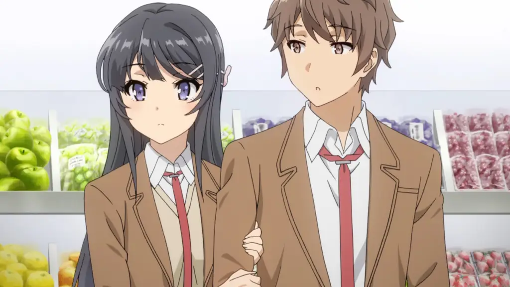 Gambar adegan anime Seishun Buta Yarou