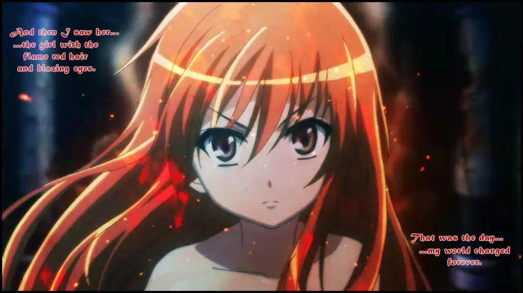 Gambar adegan dari anime Shakugan no Shana