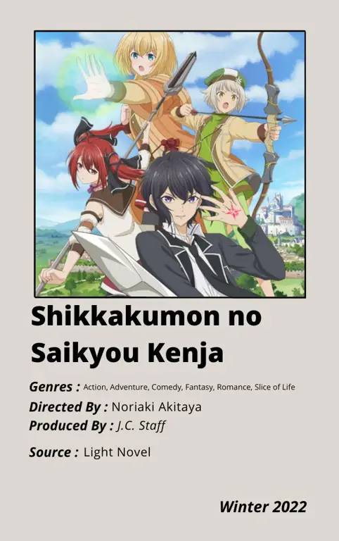 Adegan anime Shikkaku Mon no Saikyou Kenja