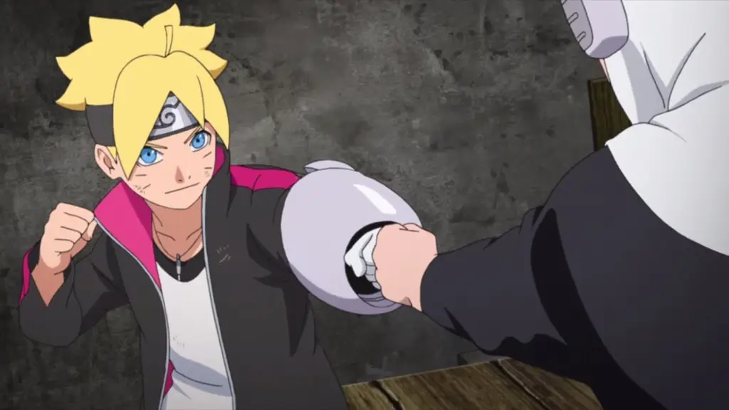 Cuplikan gambar dari episode Boruto 185