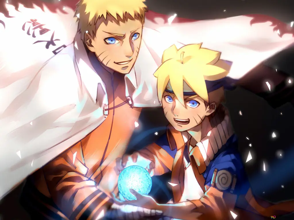 Gambar adegan dari anime Boruto Naruto Next Generations