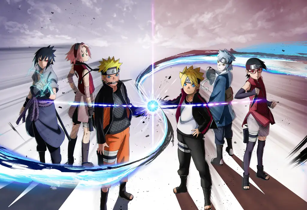 Gambar cuplikan adegan Boruto episode 194