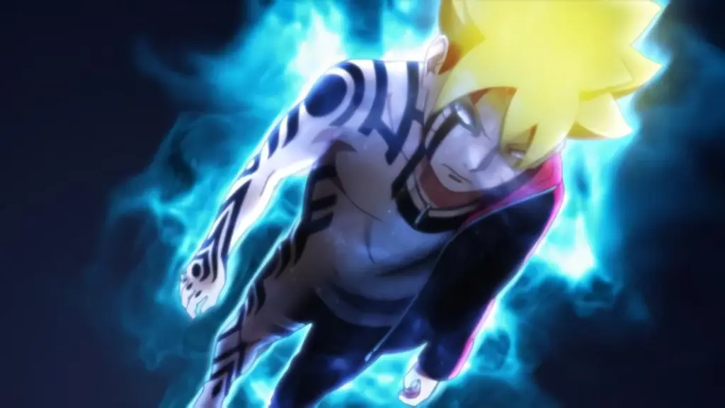 Gambar cuplikan anime Boruto yang menampilkan adegan menegangkan