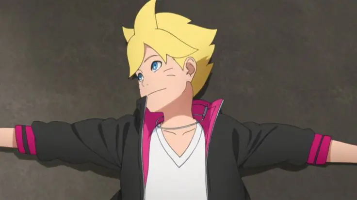 Screenshot adegan anime Boruto