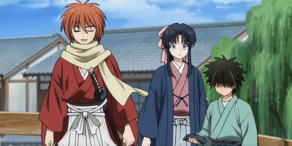 Screenshot dari Episode Pertama Rurouni Kenshin