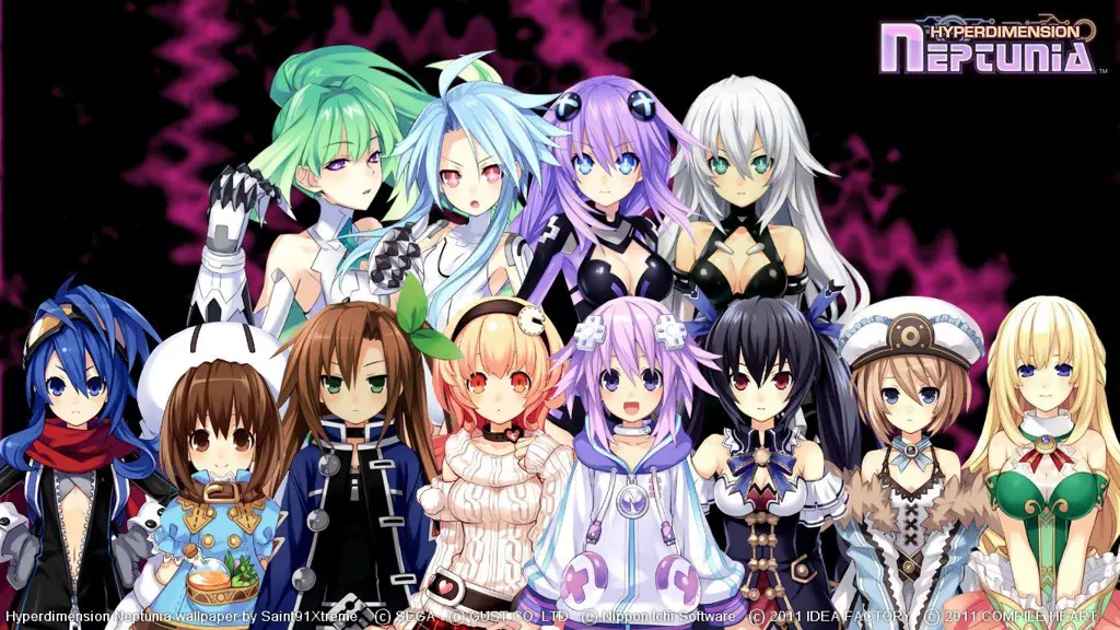 Cuplikan gambar dari anime Choujigen Game Neptunia