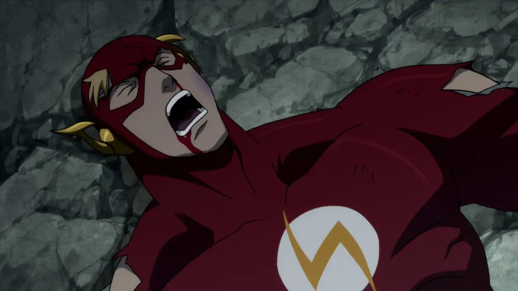 Gambar adegan dari episode pertama serial animasi The Flash