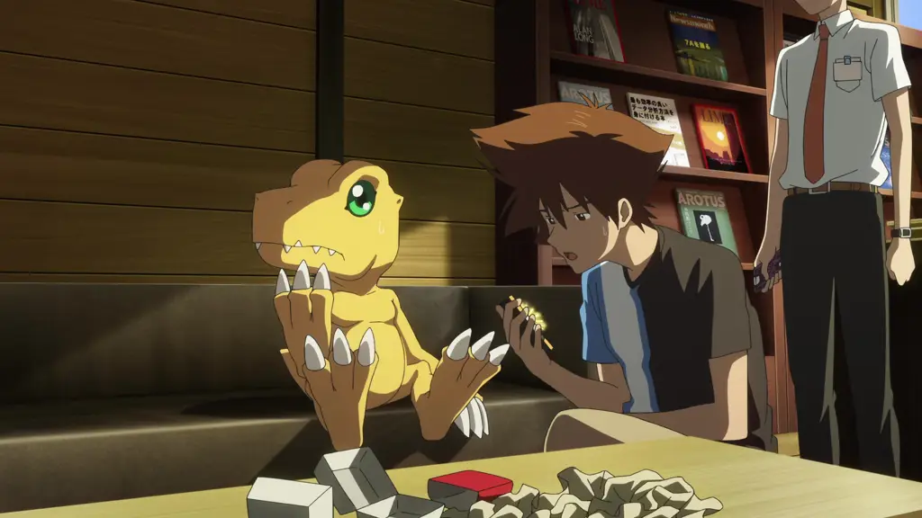 Screenshot adegan dari film Digimon Adventure Last Evolution Kizuna