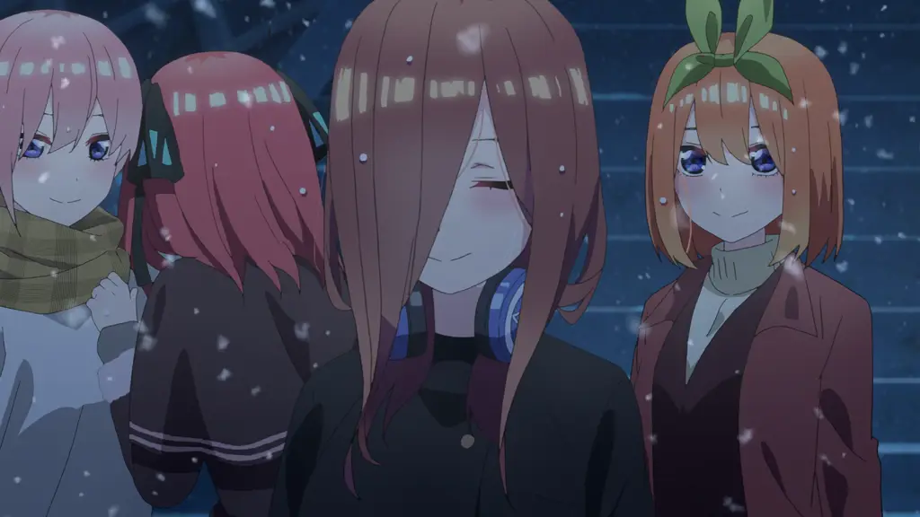 Gambar adegan menarik dari Go Toubun no Hanayome eps 3