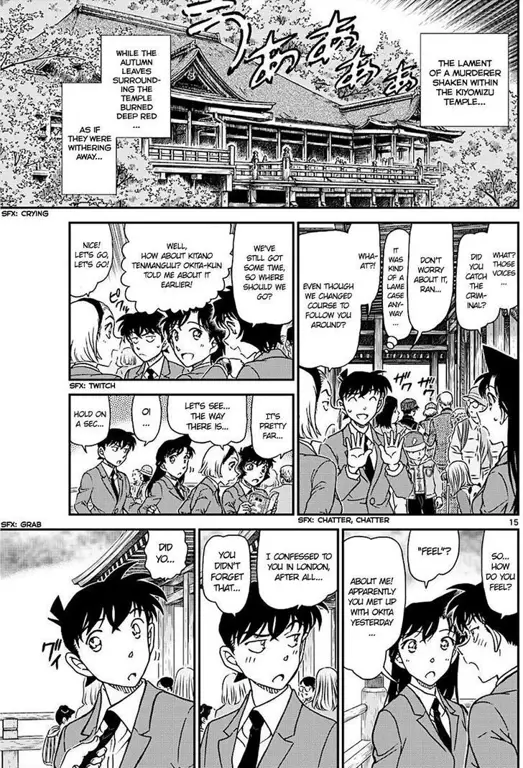 Panel-panel manga Conan yang menarik