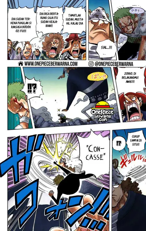 Cuplikan layar One Piece episode 484