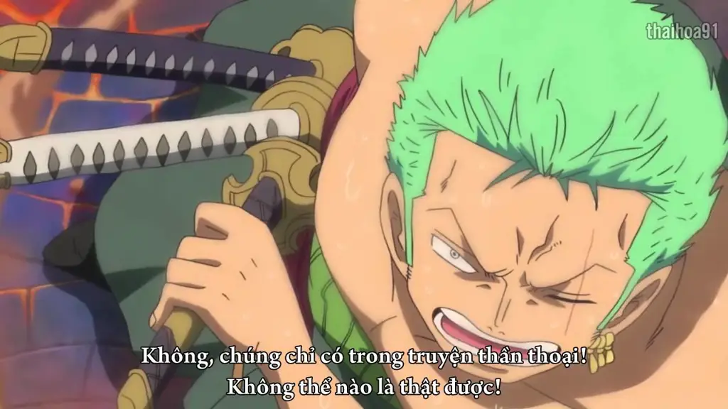 Cuplikan gambar dari One Piece episode 580