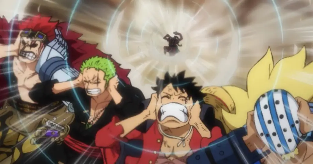 Gambar cuplikan One Piece episode 734