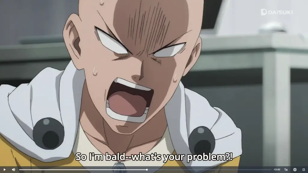 Adegan menarik dari One Punch Man episode 2 Cuplikan gambar dari episode 2 One Punch Man