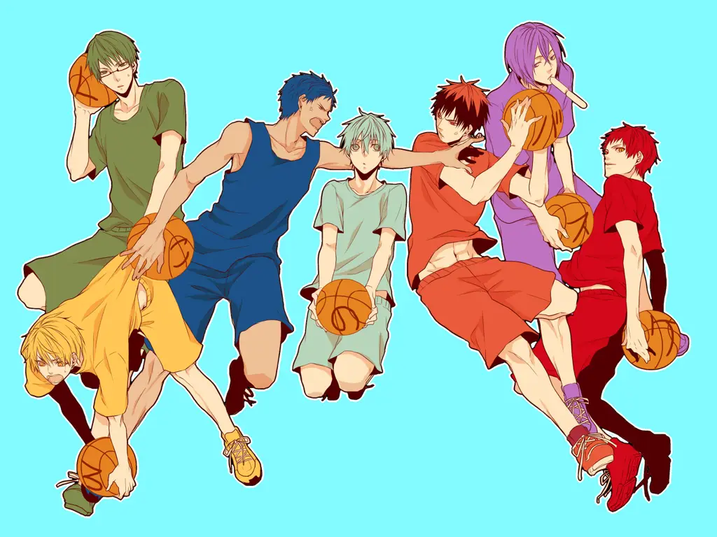 Ilustrasi karakter Kuroko no Basuke dalam OVA