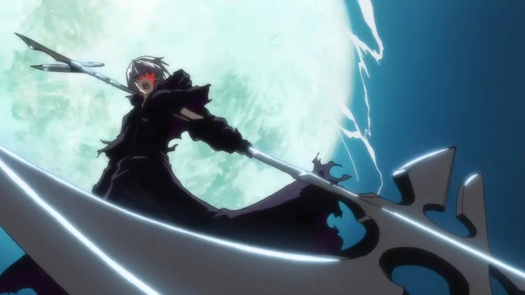 Adegan Menarik dari Seikon no Qwaser Episode 1 Screenshot dari anime Seikon no Qwaser yang menampilkan adegan aksi atau karakter utama