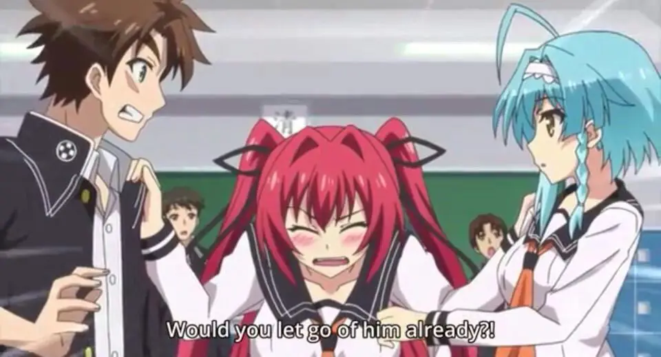 Adegan Menarik dari Shinmai Maou no Testament Gambar adegan dari anime Shinmai Maou no Testament