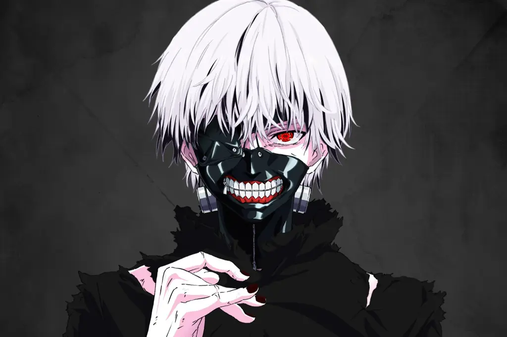 Screenshot anime Tokyo Ghoul yang menarik