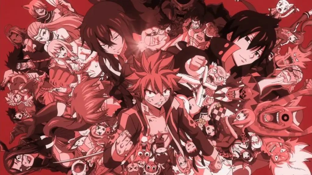 Gambar adegan penutup Fairy Tail episode 52