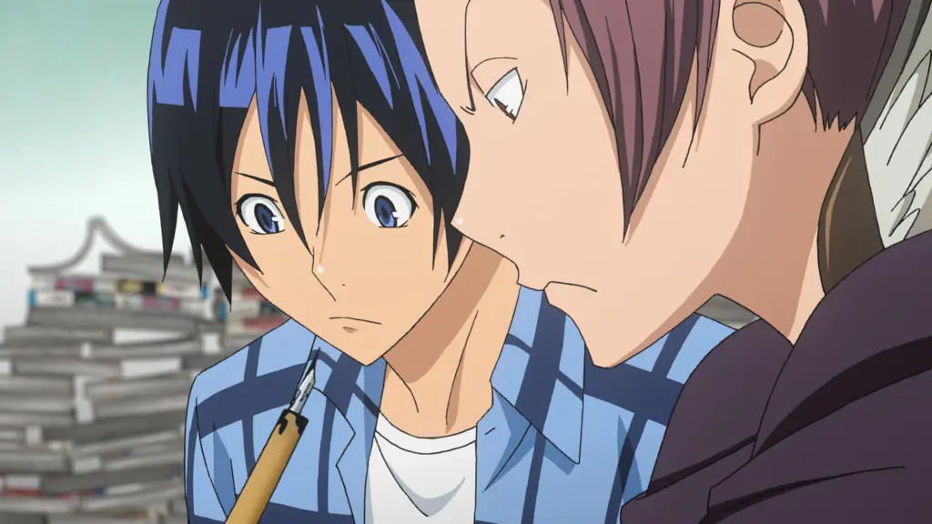 Cuplikan adegan dari anime Bakuman S2