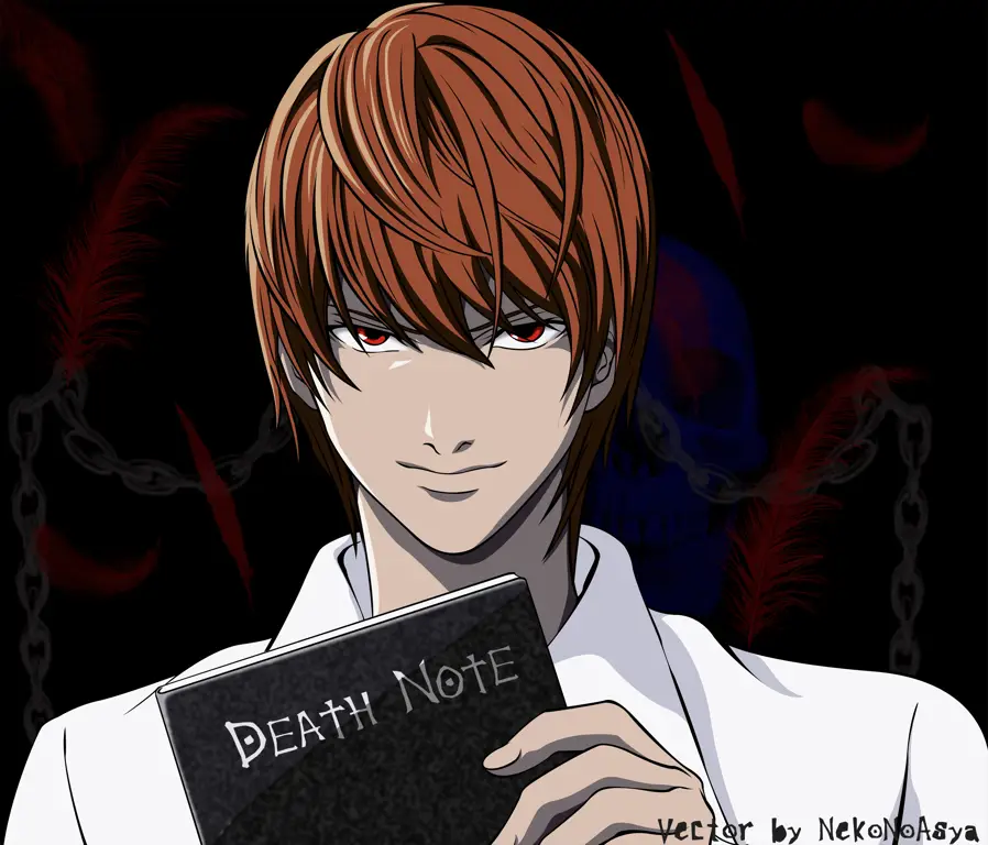 Gambar Light Yagami dan L