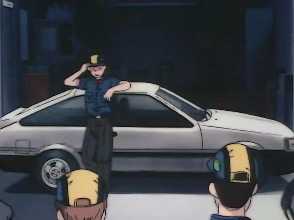 Screenshot anime Initial D