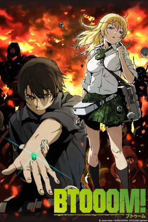 Cuplikan gambar dari anime Btooom!