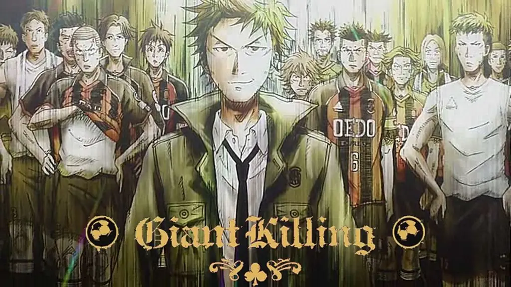 Gambar adegan menarik dari anime Giant Killing