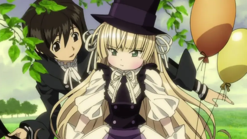 Gambar adegan anime Gosick yang menegangkan