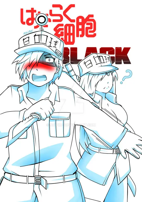 Adegan anime Hataraku Saibou Black yang menegangkan