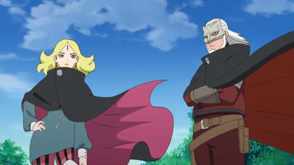 Cuplikan gambar dari episode 195 Boruto