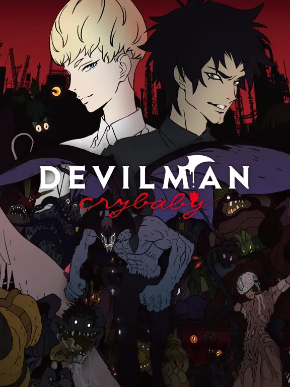 Adegan dari anime Devilman Crybaby