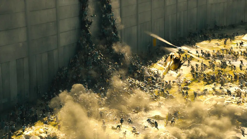 Adegan zombie di film World War Z