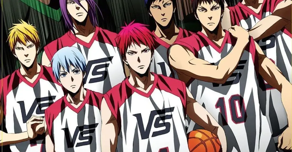 Gambar adegan pertandingan basket dalam Kuroko no Basket