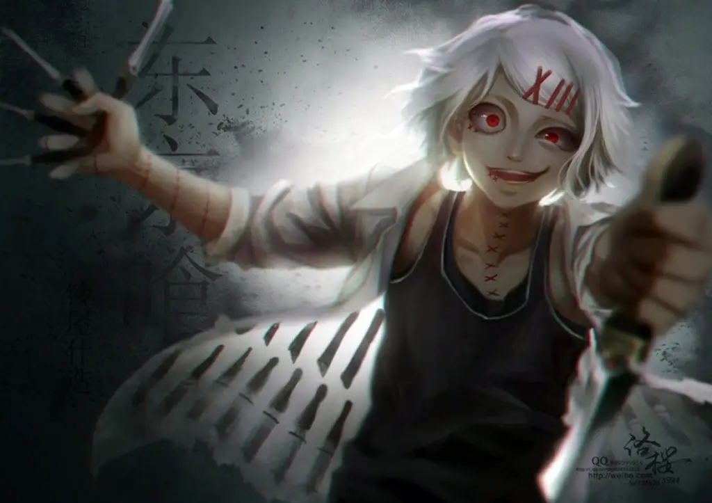 Screenshot anime Tokyo Ghoul