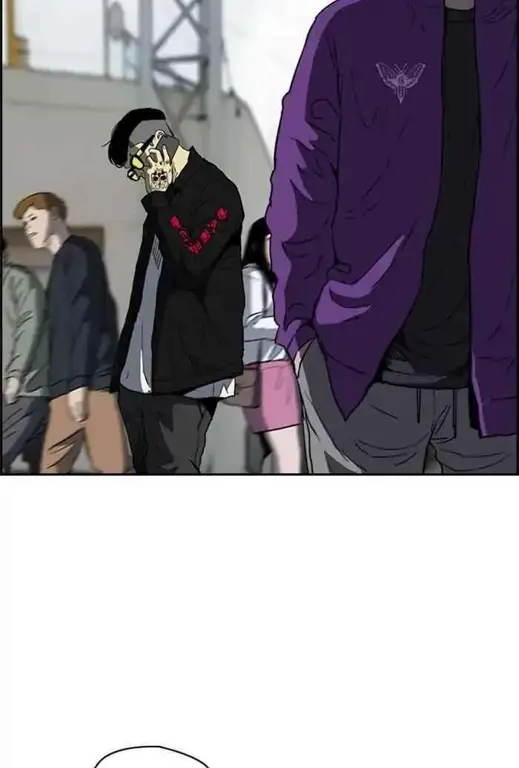 Gambar dari Windbreaker chapter 511 menampilkan adegan balap sepeda yang menegangkan.