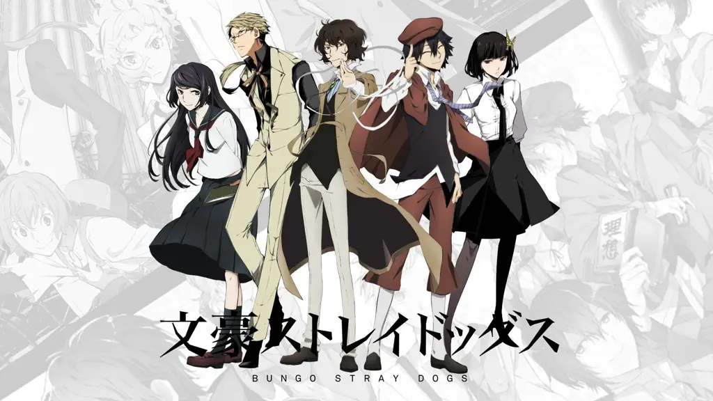 Gambar cuplikan anime Bungou Stray Dogs