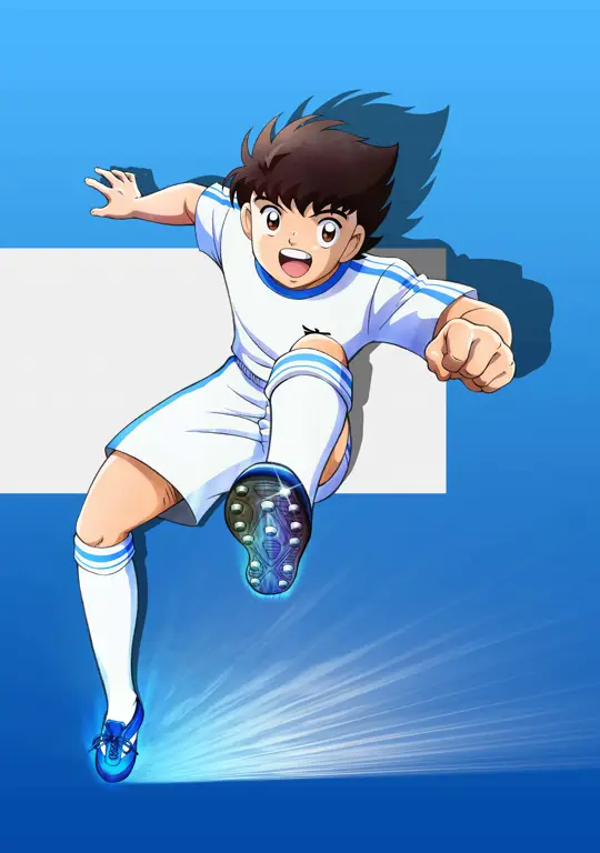 Cuplikan adegan anime Captain Tsubasa