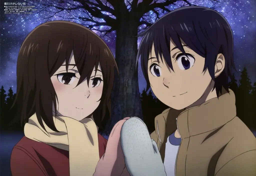 Adegan anime Erased yang menegangkan