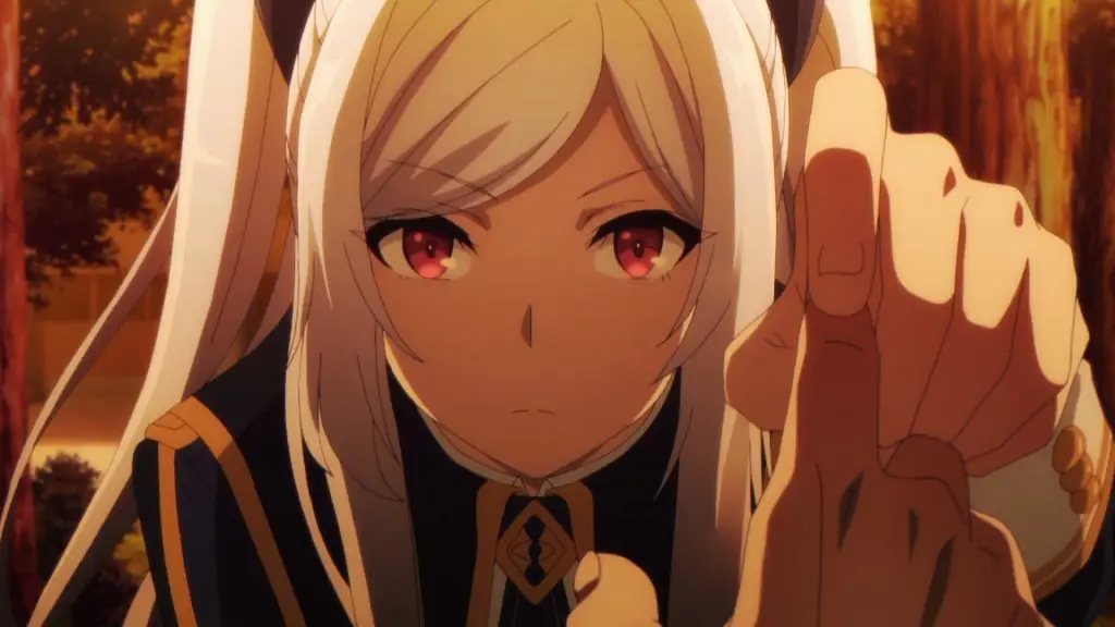 Adegan menegangkan dari anime Kage no Jitsuryokusha Gambar adegan menarik dari anime Kage no Jitsuryokusha