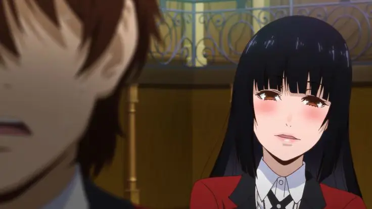 Cuplikan gambar dari anime Kakegurui