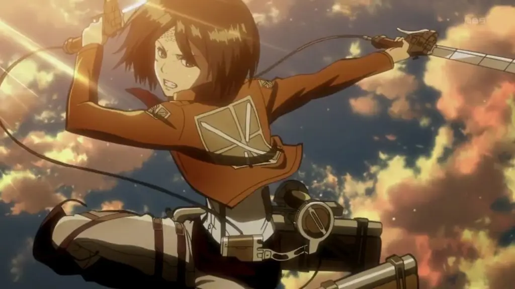 Screenshot anime Attack on Titan