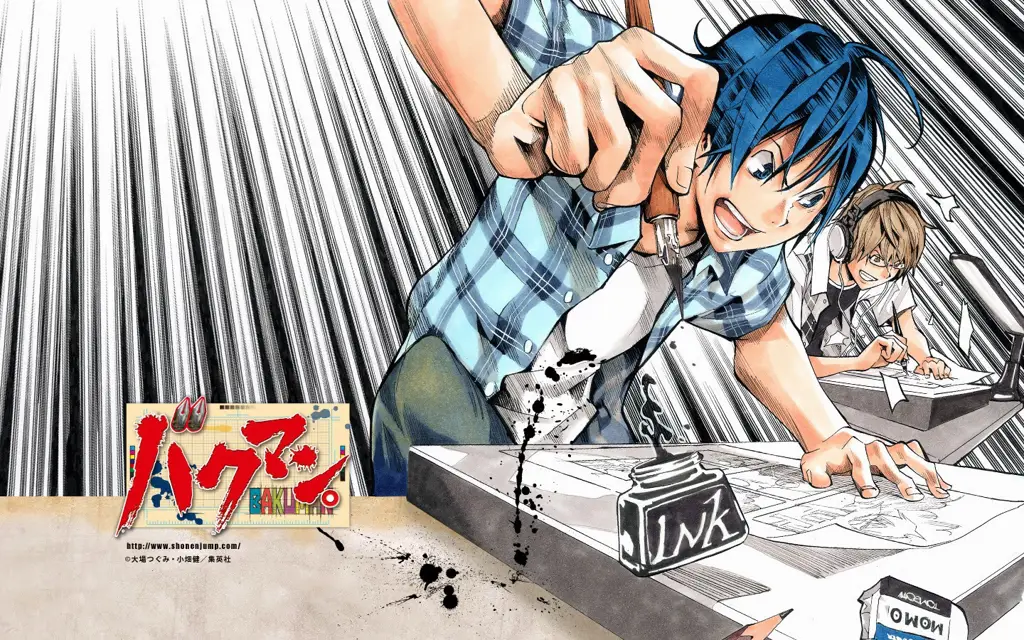 Screenshot dari anime Bakuman S2