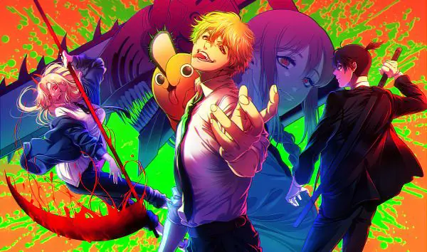 Adegan menegangkan dari Chainsaw Man Adegan aksi dari anime Chainsaw Man