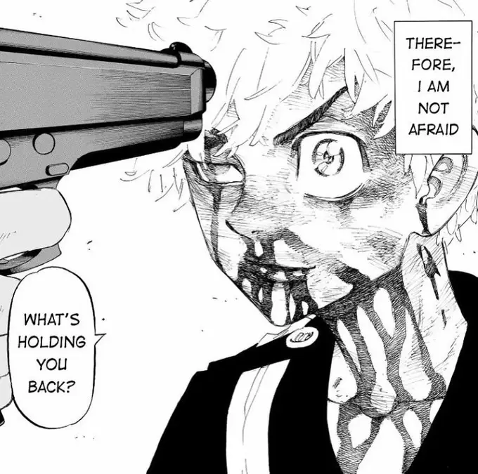 Adegan menegangkan dari chapter 235 Gambar halaman manga Tokyo Revengers chapter 235