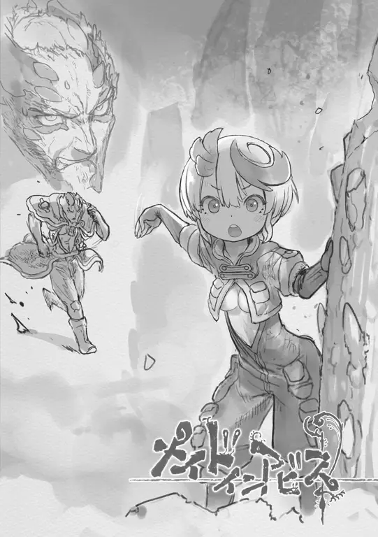 Panel-panel manga Made in Abyss chapter 68 yang menegangkan