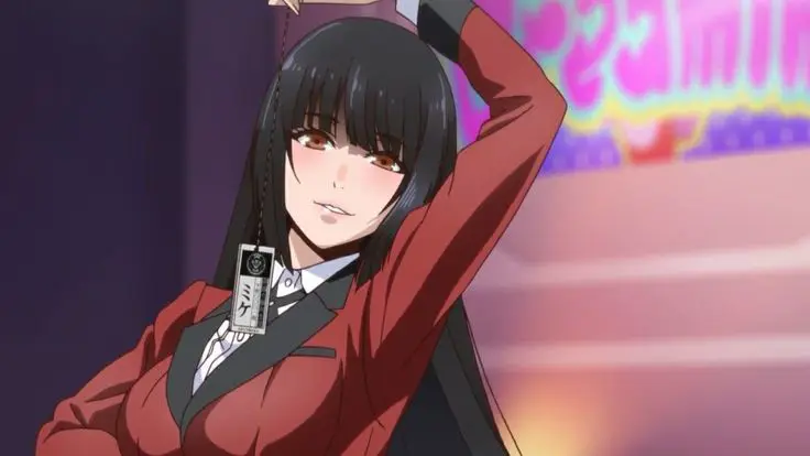 Gambar adegan menarik dari anime Kakegurui